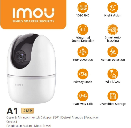 [A22EP-G] Imou Ranger A1 2MP IPC A22EP-G IP Camera CCTV Indoor